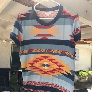Lularoe Medium Aztec Liv T-Shirt